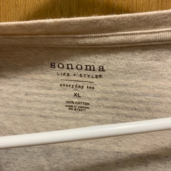 Sonoma Long Sleeve Striped Shirt XL - Picture 3 of 3
